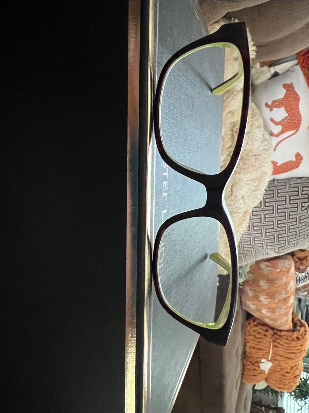 Nike Black Frames with Lime Green Temples Glasses When new paid $325